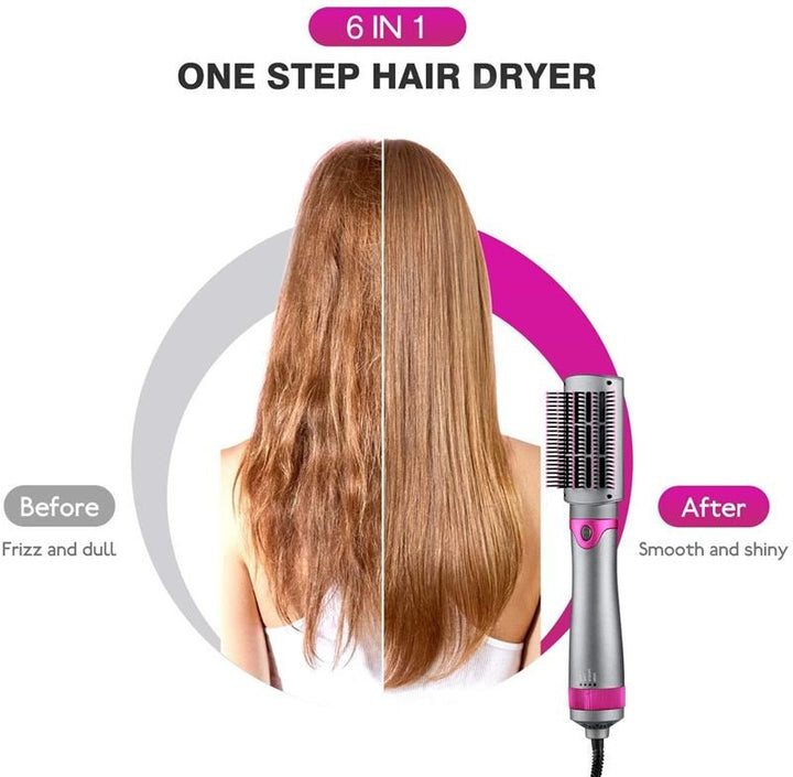 Hot Airstyler - multistyler, 5 - in - 1 set - For curls, waves, straighten, brush &amp; dry hair - | Fashiongirl