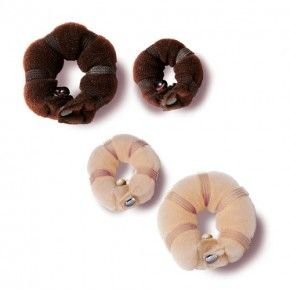 Hot Buns - Hair Donut 16 cm fl colours - Hair Accessories | Fashiongirl