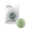 Konjac Sponge Sponge (face) for dry skin - Circular Greentea - | Fashiongirl