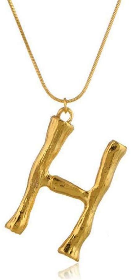 Letter necklace - Bamboo fl. variants - | Fashiongirl