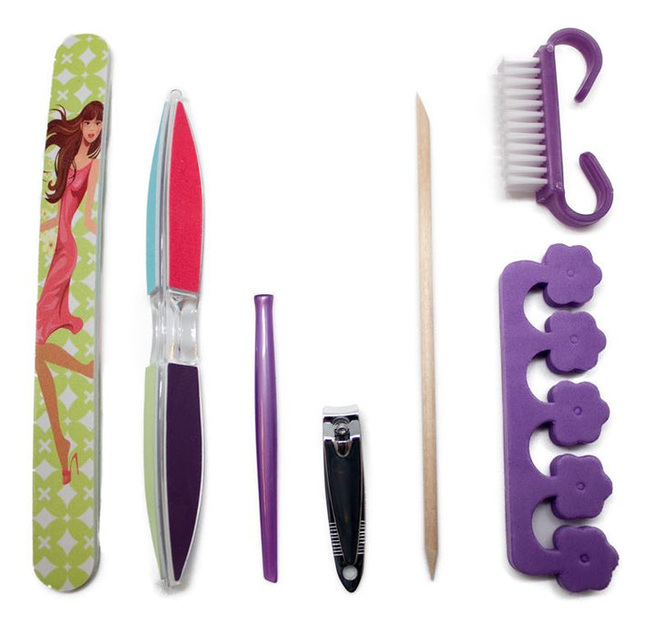 Manicure &amp; Pedicure Set - 7 pieces - | Fashiongirl