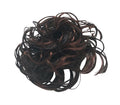 Messy Bun Hair elastic with curly art hair - Brown/Black Mix - Hair Accessories | Fashiongirl