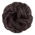 Messy Bun Hair elastic with curly artificial hair - #6 Brown - Hair Accessories | Fashiongirl
