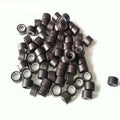 Microrings with silicone for extensions - Brown 100 pcs - | Fashiongirl