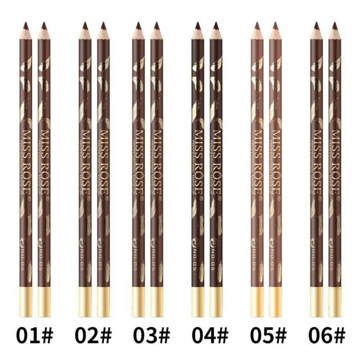 Miss Rose Eyebrow Pencil / Eyebrow Brush - No. 2 Brown - | Fashiongirl