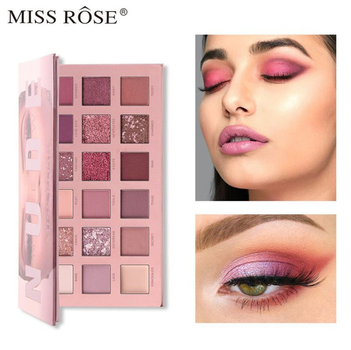 Miss Rose New Nude Eyeshadow Palette, Eyeshadow - Sunset desert - | Fashiongirl