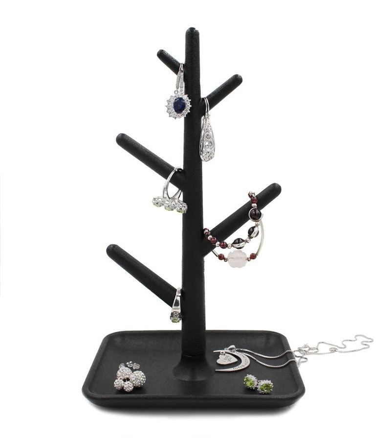 Mono Jewellery Tree, minimalist in black - | Fashiongirl