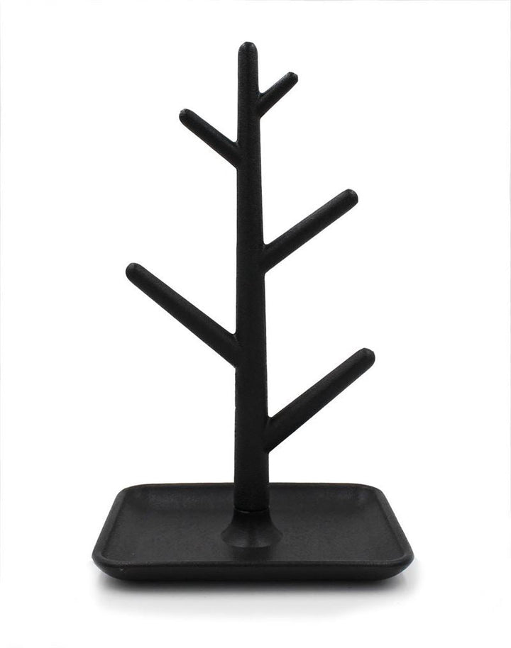 Mono Jewellery Tree, minimalist in black - | Fashiongirl