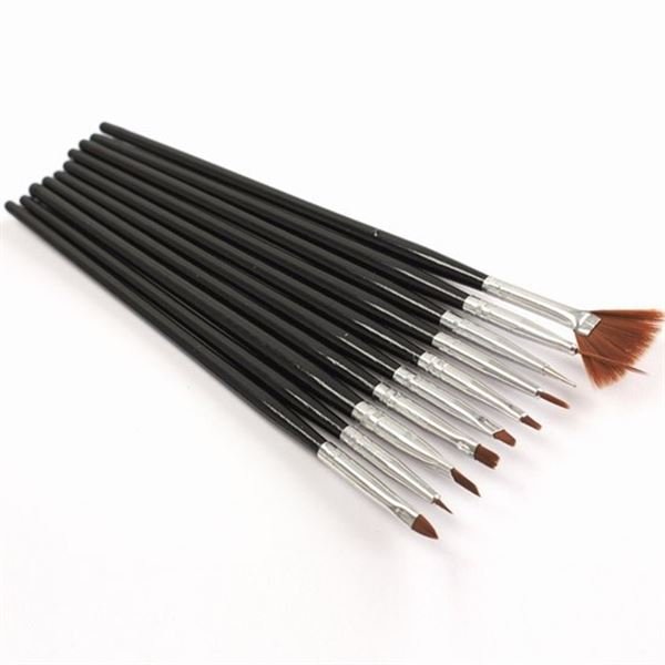 Nail Art Brushes - 10 pcs - | Fashiongirl