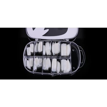 Nail tips in natural colour - 100 pcs - Professional Nail Tips - | Fashiongirl