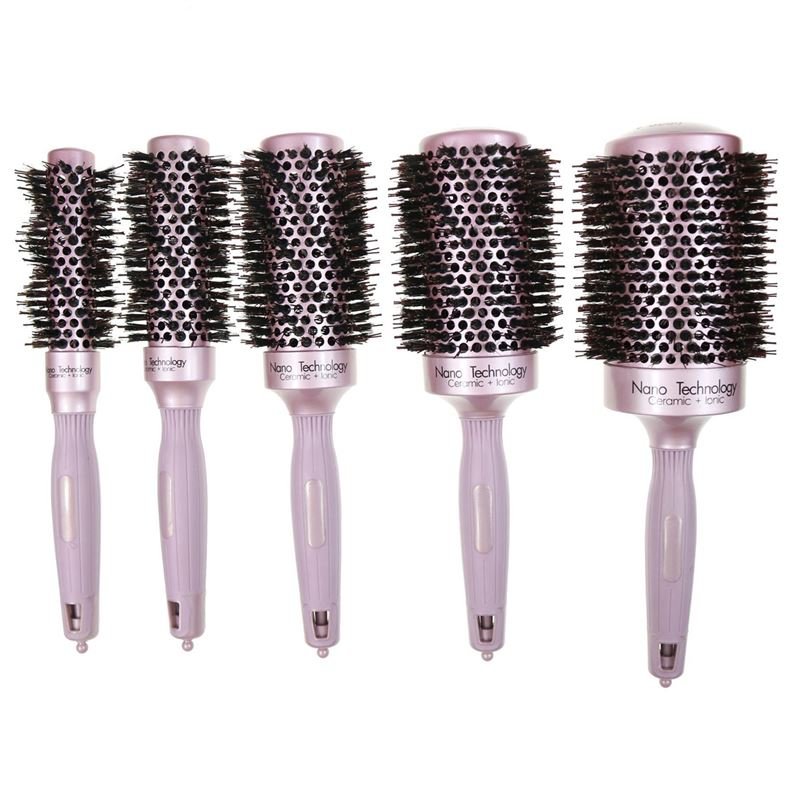 Nano Ceramic Thermal Thermal Hair Brush with Boar Hair - 32 MM - Hair Styling tool | Fashiongirl