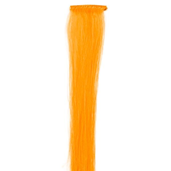 Orange, 50 cm - Crazy Colour Clip On - | Fashiongirl