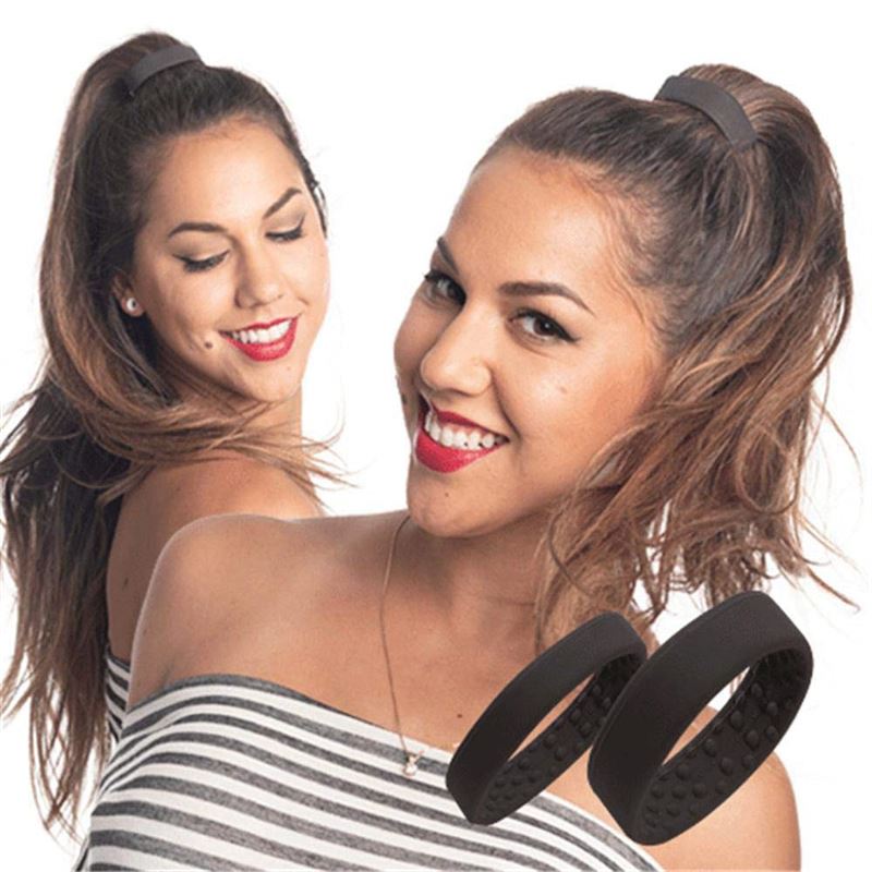PonyUp - Flexible Silicone Hair Elastic for beautiful ponytail - blonde, brown, black - Hair Accessories | Fashiongirl