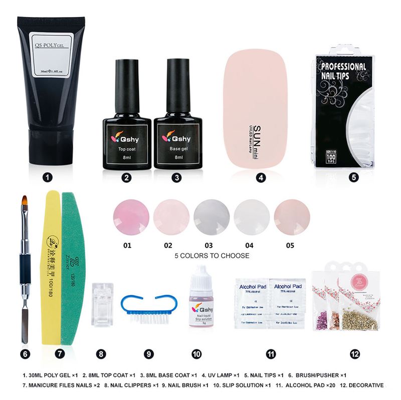 Qshy Polygel Kit - | Fashiongirl