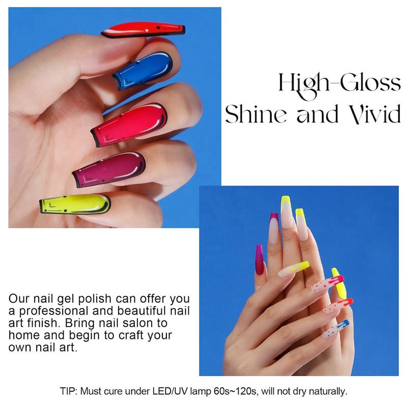 ROSALIND Mini Gel Polishes / Nail Polish - Neon Collection (RATC6 - 003) - | Fashiongirl
