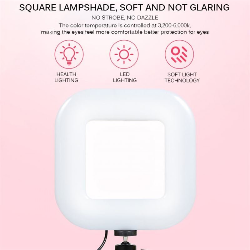 Selfie Ring Light for iPhone / Android | LED lighting for smartphones - D21 - | Fashiongirl