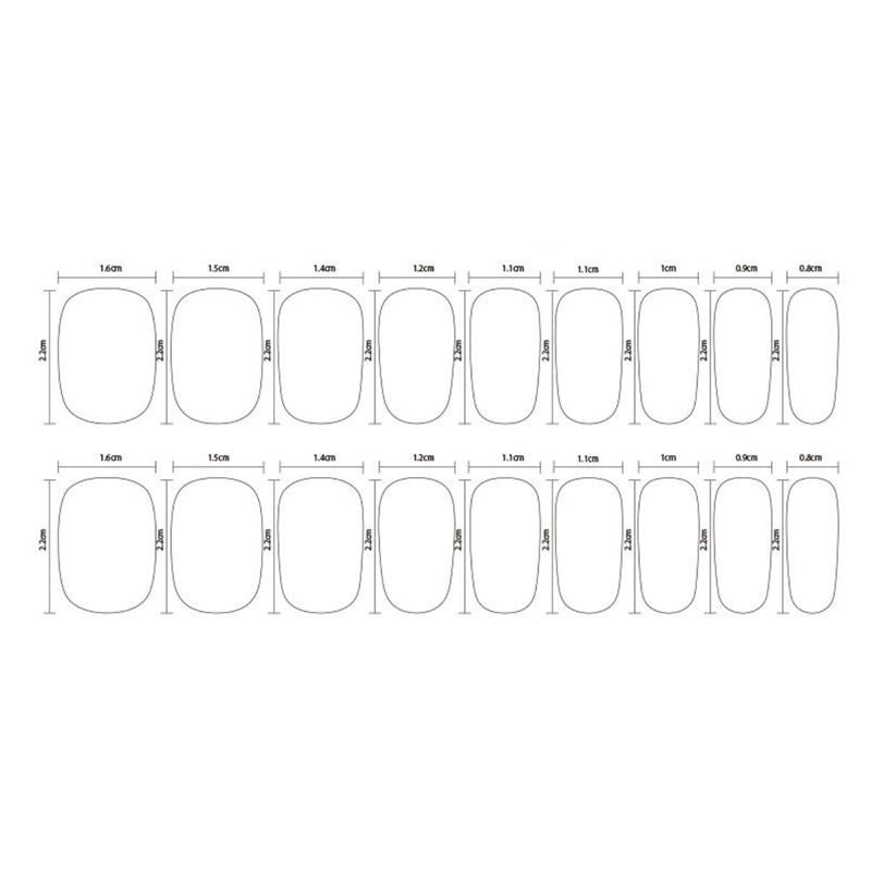 Semi Cured Gel Nail Stickers / Self - adhesive nail polish - Cherry (JK - 041) - | Fashiongirl