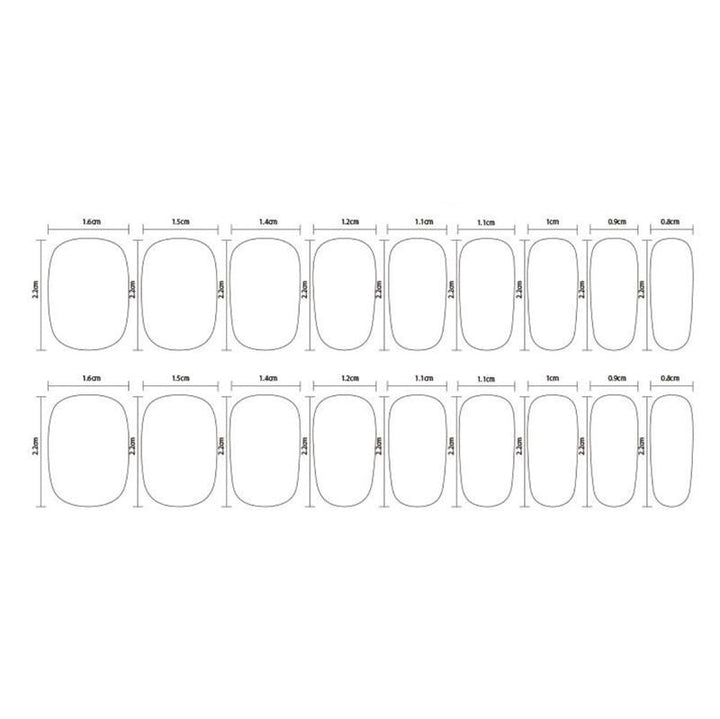 Semi Cured Gel Nail Stickers / Self - adhesive nail polish - Nude Desert (JK - 181) - | Fashiongirl