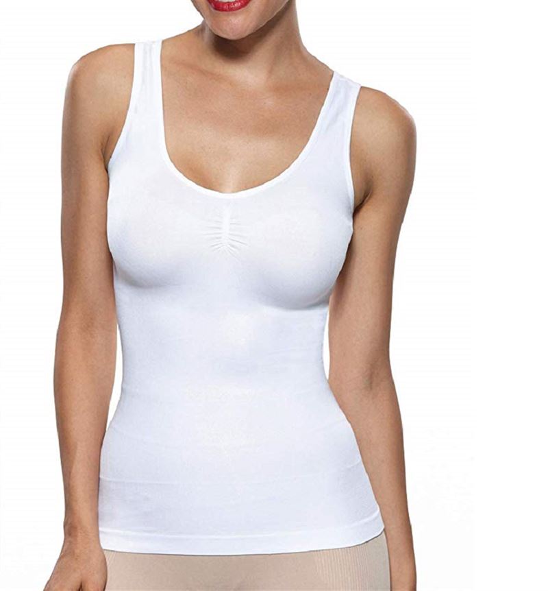 Shapelux Cami Shaper top - White - | Fashiongirl