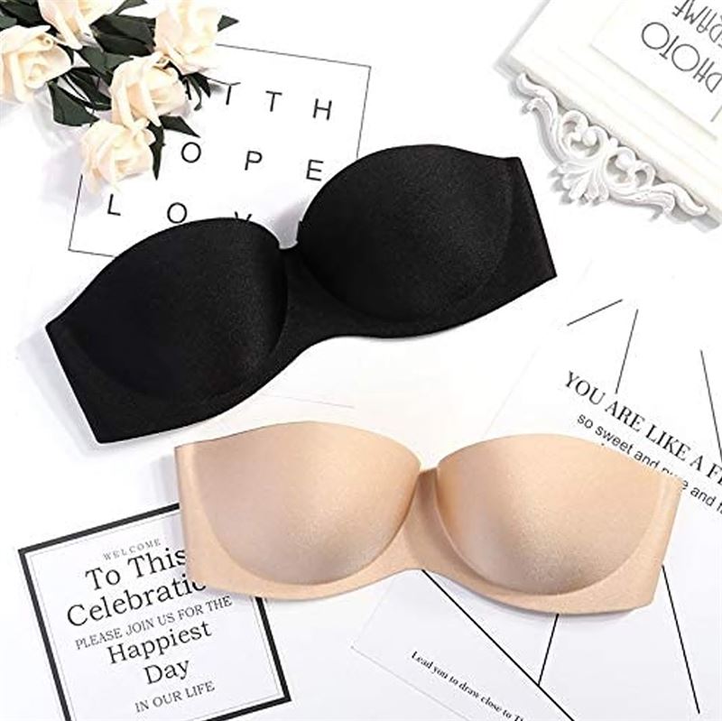 Shapelux Strapless bra with invisible back - Black - Shapewear | Fashiongirl