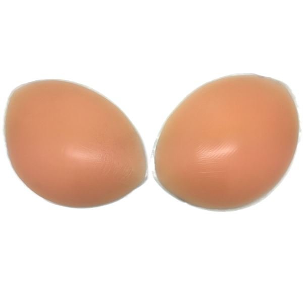 Silicone bra inserts - Oval (2 x 70 grams) - Shapewear | Fashiongirl