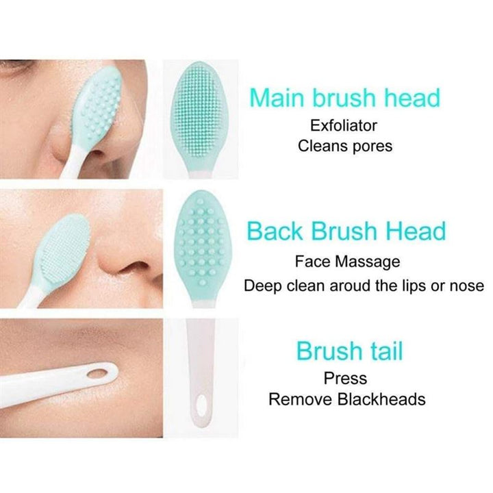 Silicone skin care tool / face brush for blackhead removal - Ass. colour - | Fashiongirl