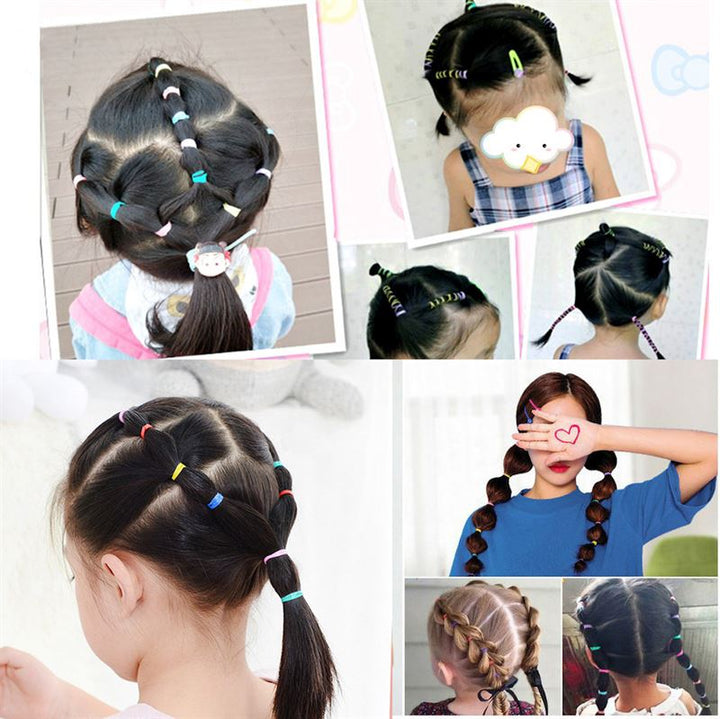 SOHO Adin Snag Free Hair elastics, 1000 pcs - Magic Purple - Hair Accessories | Fashiongirl