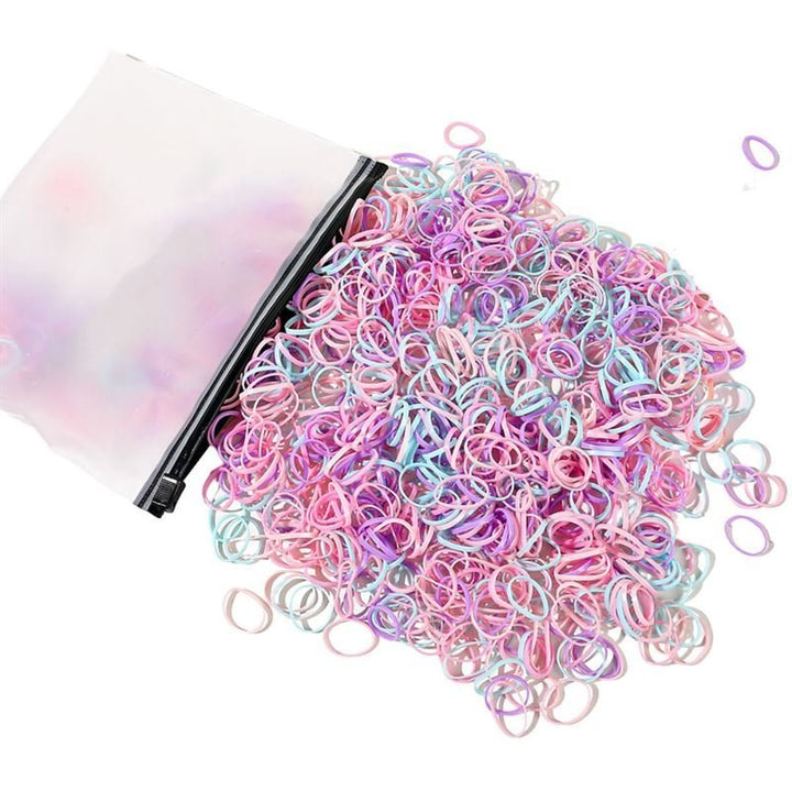 SOHO Adin Snag Free Hair elastics, 1000 pcs - Magic Purple - Hair Accessories | Fashiongirl