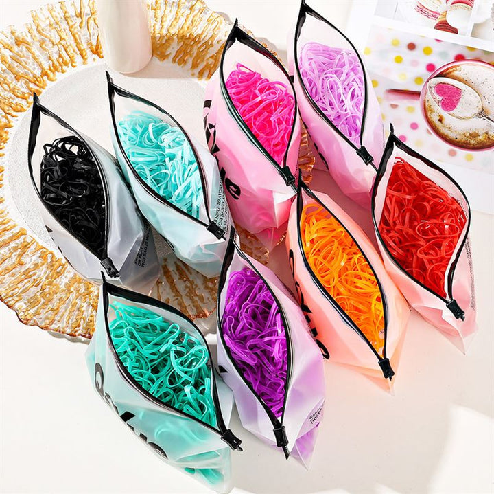 SOHO Adin Snag Free Hair elastics, 1000 pcs - Transparent - Hair Accessories | Fashiongirl