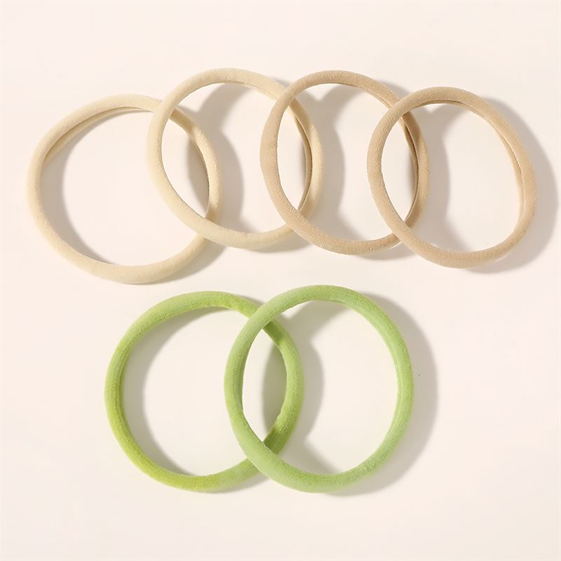 SOHO Alena Hair elastics - Beige Mix - Hair Accessories | Fashiongirl