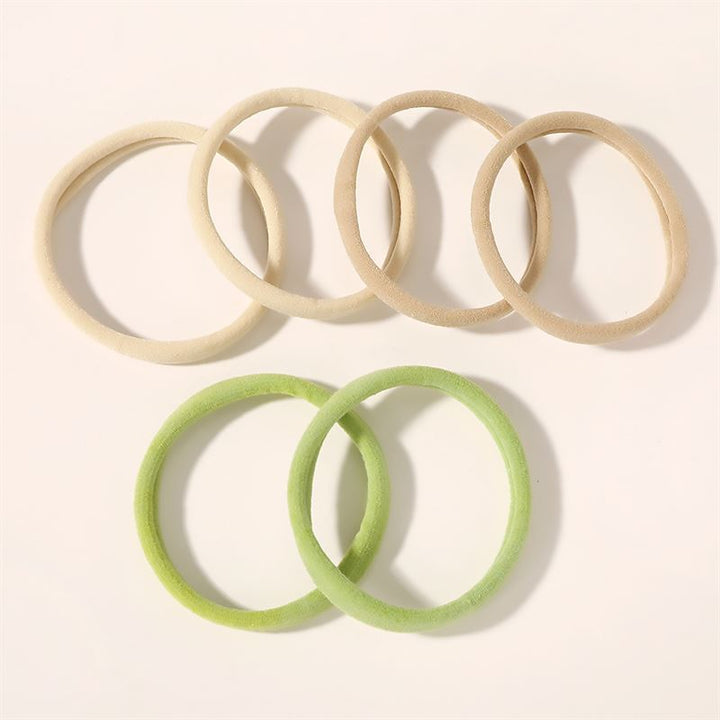 SOHO Alena Hair elastics - Beige Mix - Hair Accessories | Fashiongirl