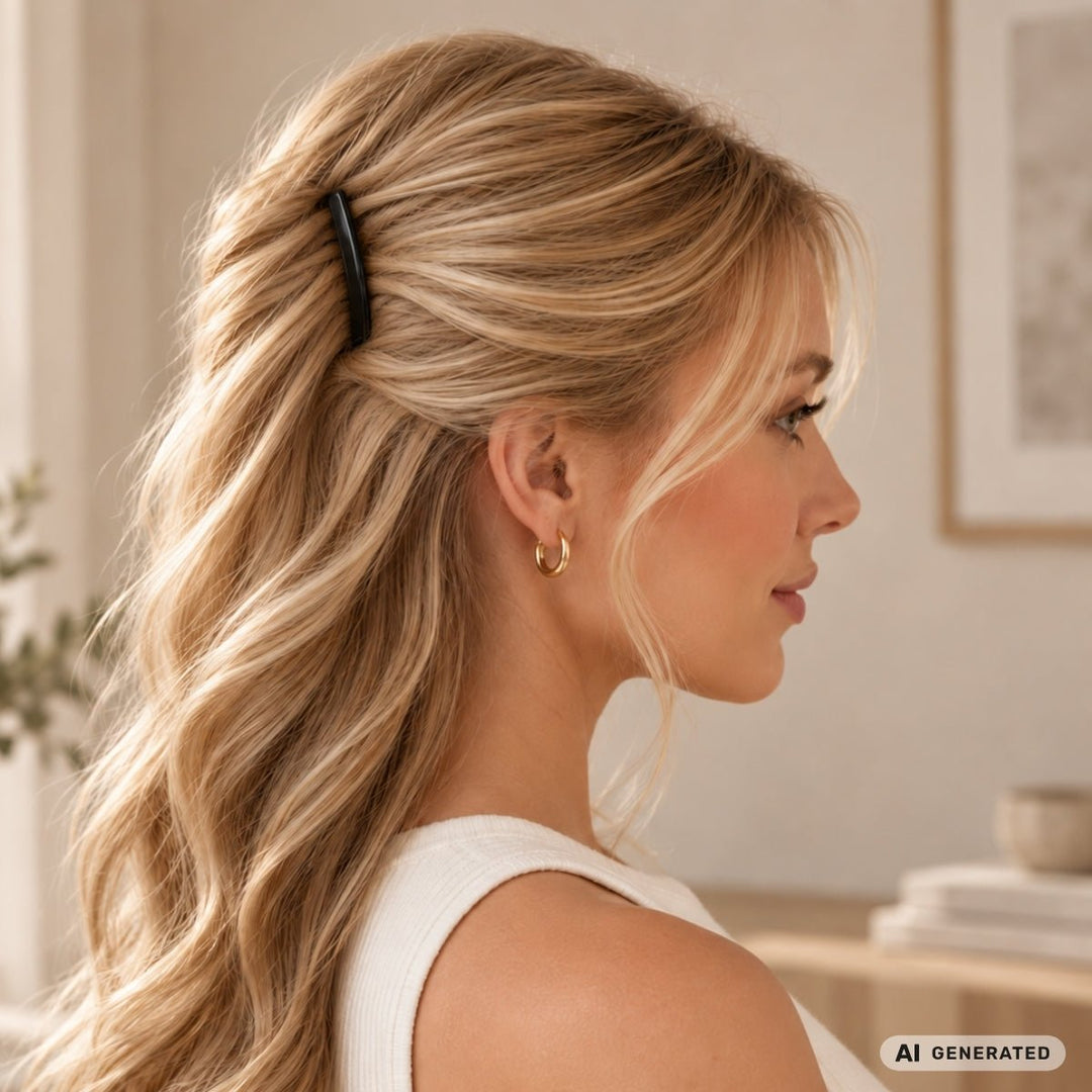 SOHO Ambre French Hair Comb for Updos - Black – image 3