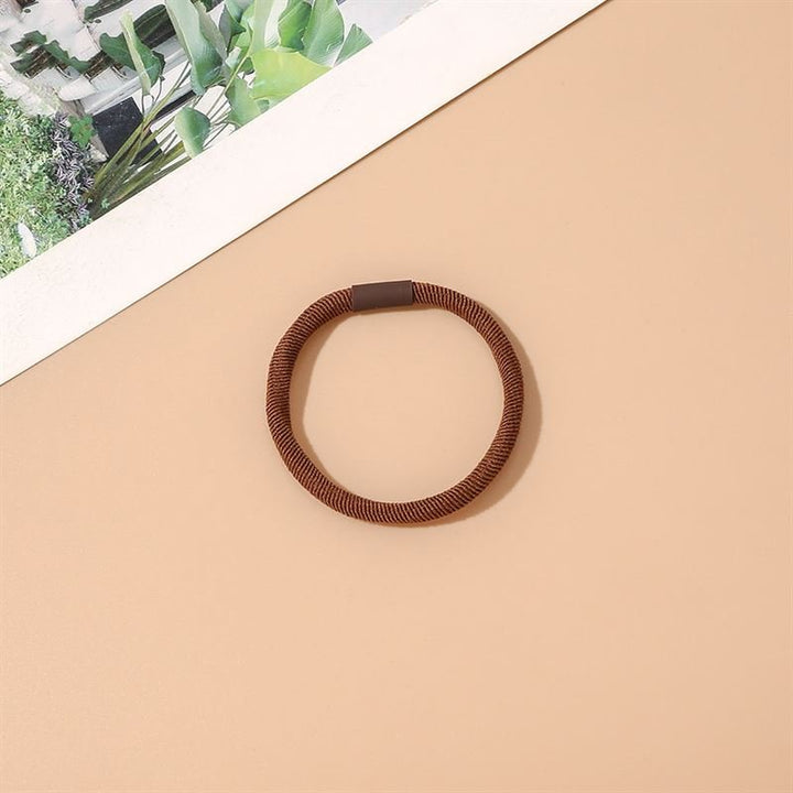 SOHO Amelie Hair elastics - Brown - Hair Accessories | Fashiongirl