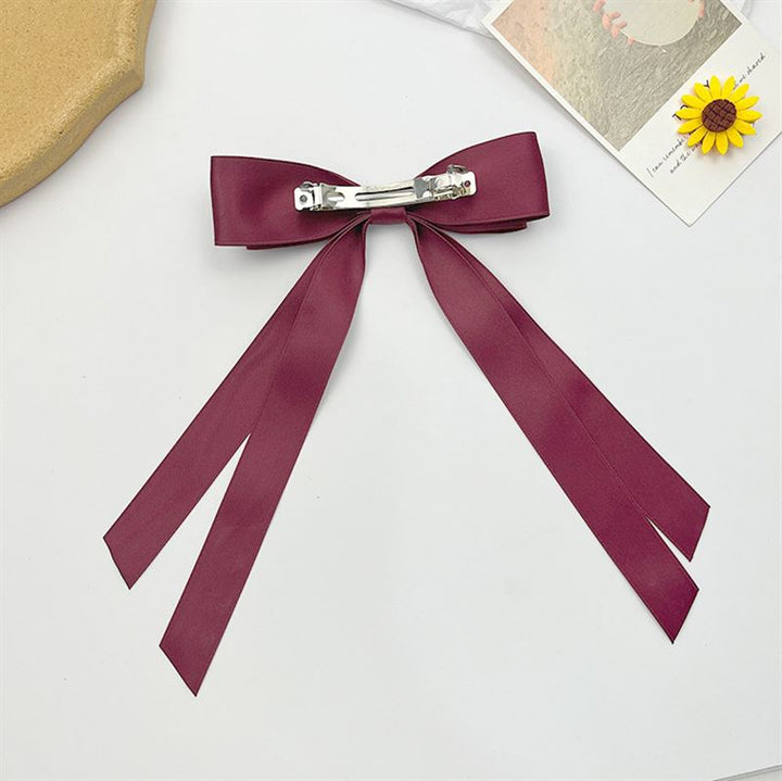 SOHO Anua Bow Hair Clip - Brown - Hair Accessories | Fashiongirl
