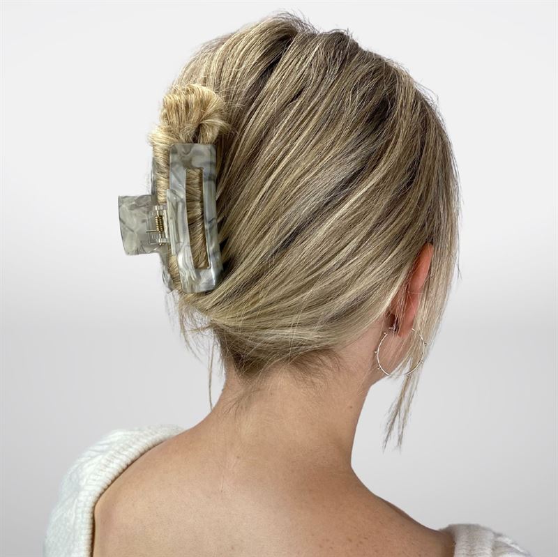 SOHO Aria Hair Claw - Grey - Hair Accessories