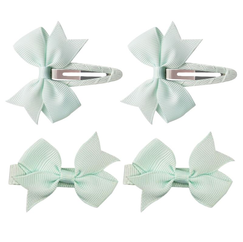 SOHO Ayla Bow Hair clips - Mint - Hair Accessories | Fashiongirl
