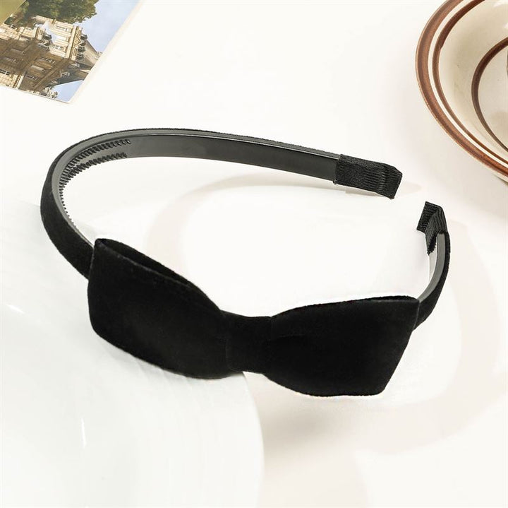 SOHO Beata Bow Headband - Black - Hair Accessories | Fashiongirl