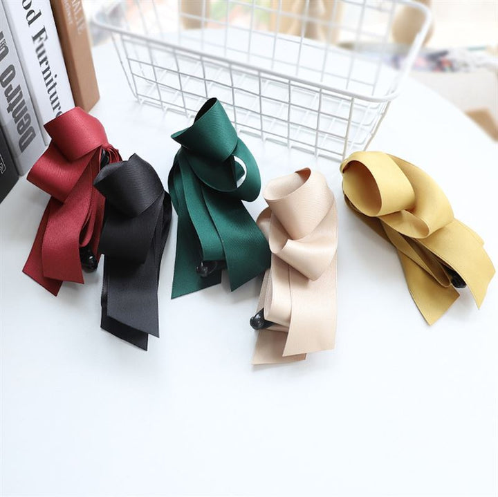 SOHO Bona Bow Banana Hair Clip - Black - Hair Accessories | Fashiongirl