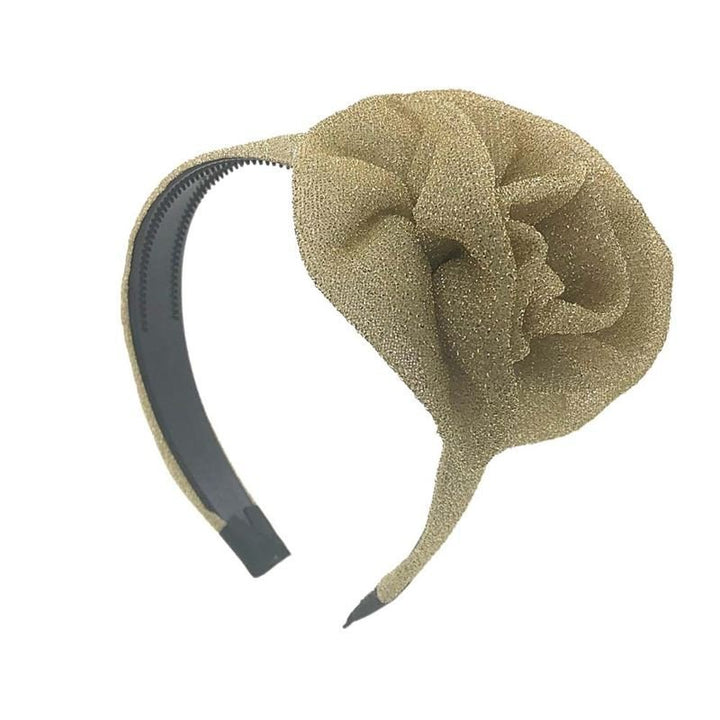 SOHO Bow Glitter Headband - Gold - Hair Accessories
