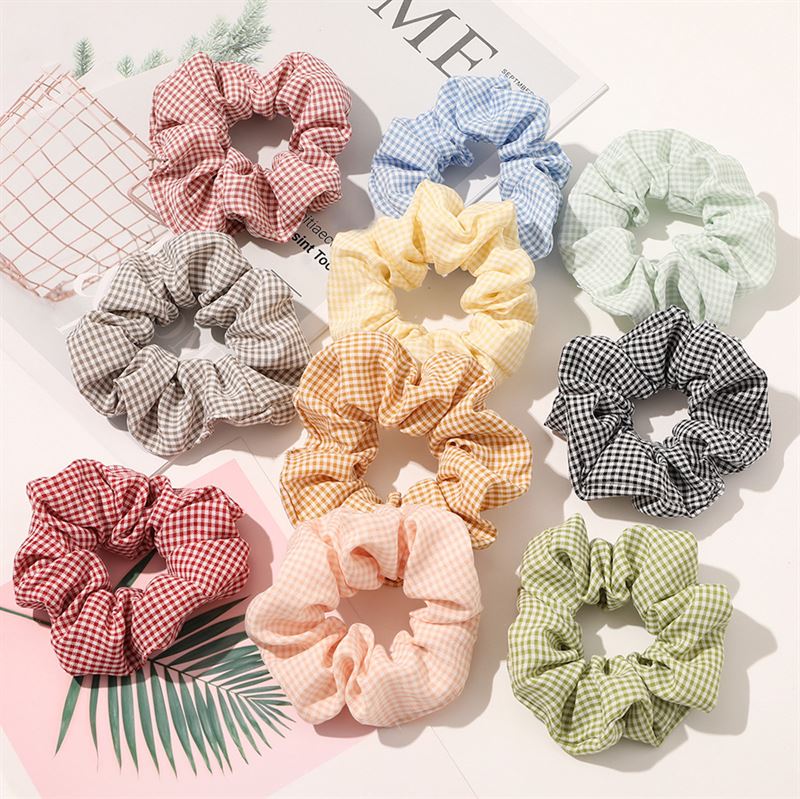 SOHO Camilla Scrunchie - Green - Hair Accessories