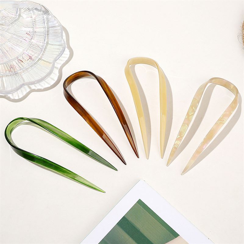 SOHO Channe Hairpin - Green - Hair Accessories | Fashiongirl