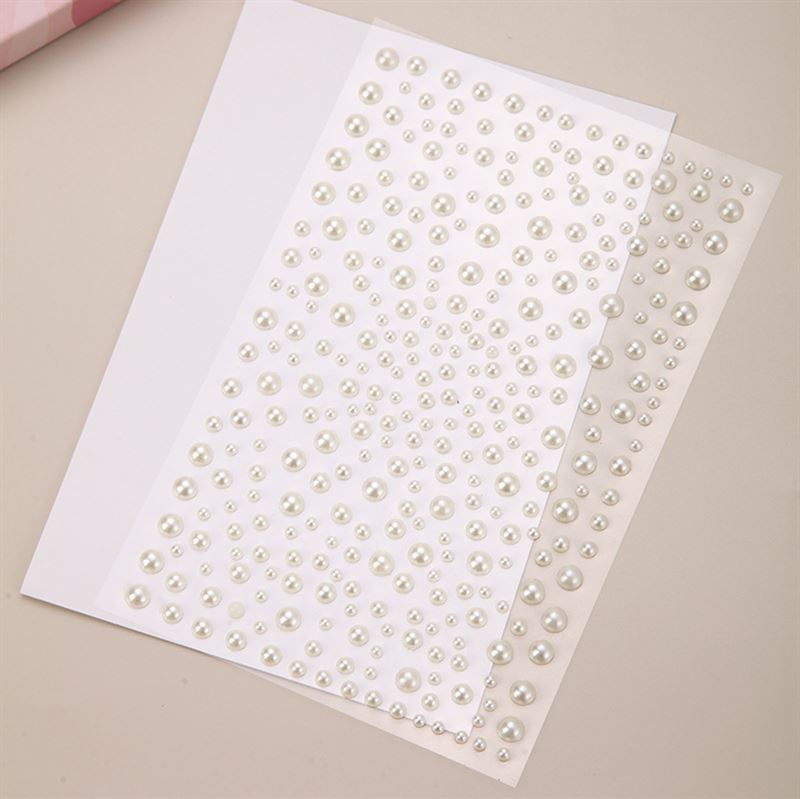 SOHO Dazzling Self Adhesive Beads - White - | Fashiongirl