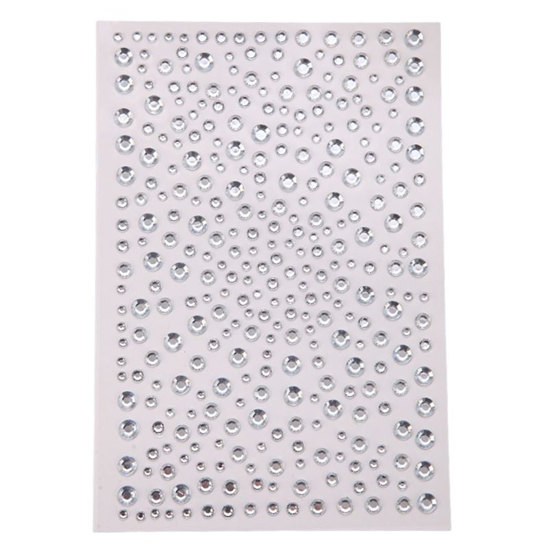 SOHO Dazzling Self Adhesive Rhinestones - Silver - | Fashiongirl