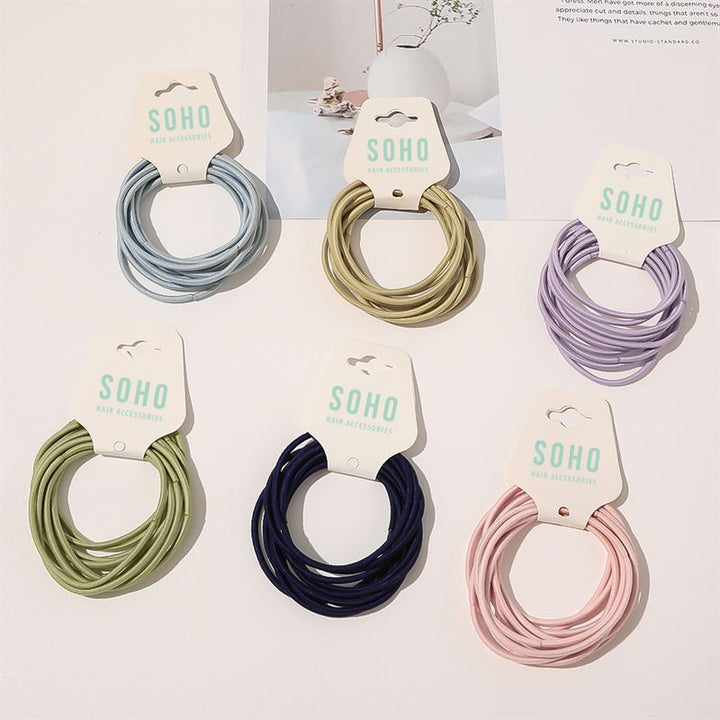 SOHO Ellie Hair Elastic - Beige - Hair Accessories | Fashiongirl