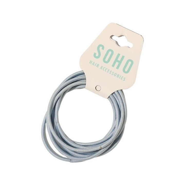 SOHO Ellie Hair Elastic - Light Blue - Hair Accessories | Fashiongirl