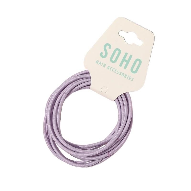 SOHO Ellie Hair Elastic - Purple - Hair Accessories | Fashiongirl