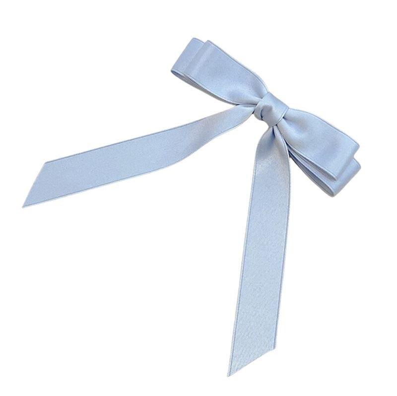 SOHO Emma Bow Hair clips - Blue - Hair Accessories | Fashiongirl