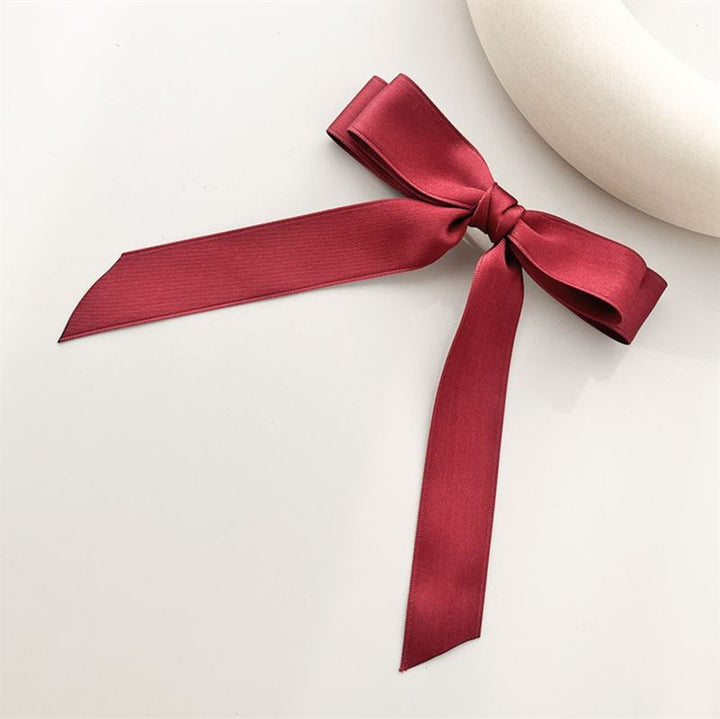 SOHO Emma Bow Hair clips - Red - Hair Accessories | Fashiongirl
