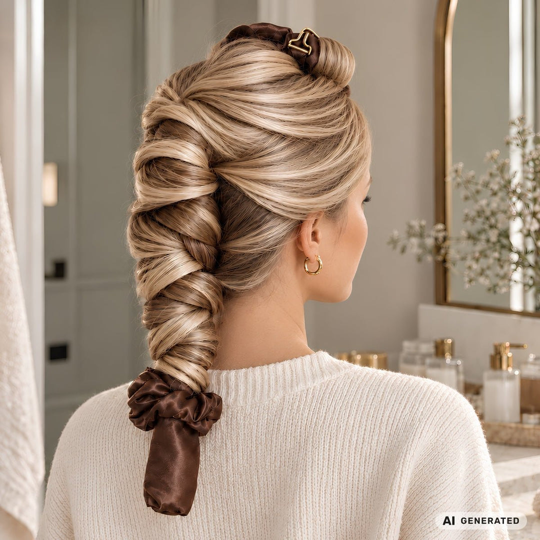SOHO Epona Unicorn Heatless Hair Curler Set 4 Piece - Brown – image 3
