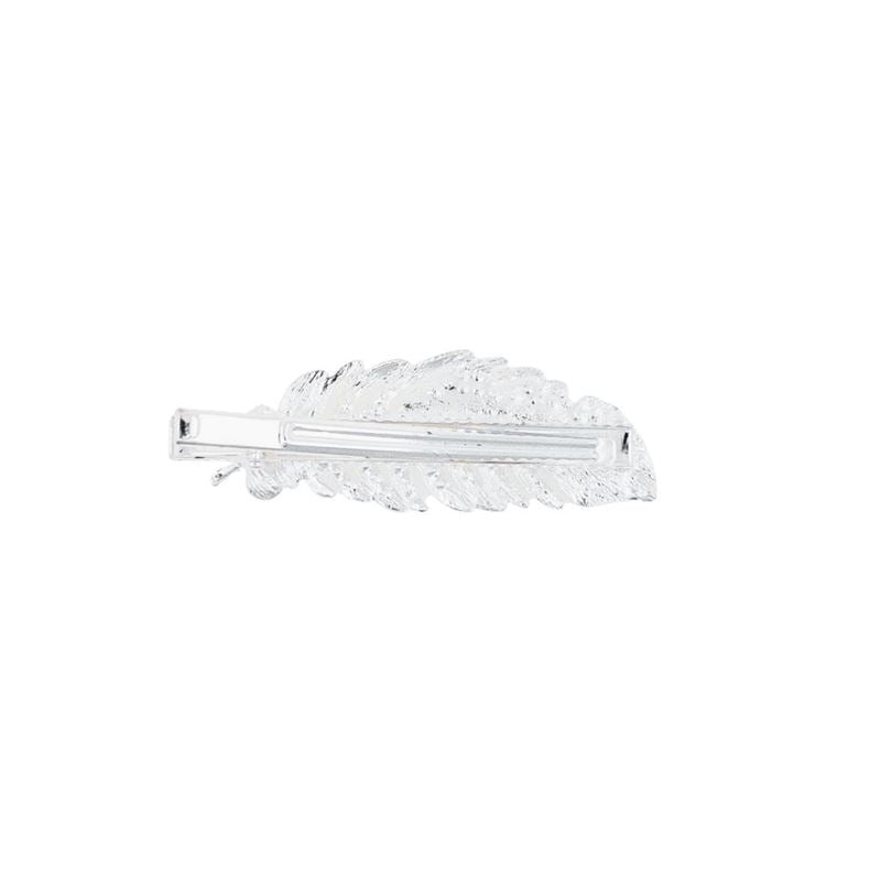 SOHO Feather Hair Clip - Silver - | Fashiongirl